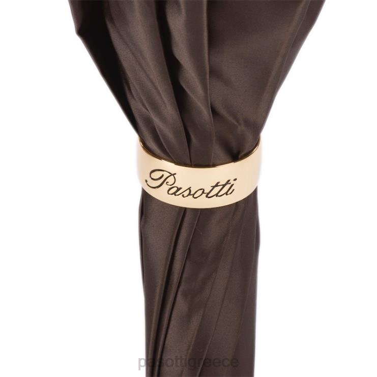 ομπρέλα | PASOTTI 189 21029-21 g2 - ομπρέλα με εσωτερικό τύπωμα κόκκινης καμηλοπάρδαλης διπλό ύφασμα 2N6B8420 για άνδρες και γυναίκες